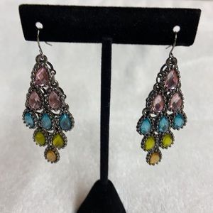 Beautiful Colorful Chandelier Earrings